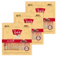 헬로도기 설레개 강아지 파우치, 소고기, 300g, 3개