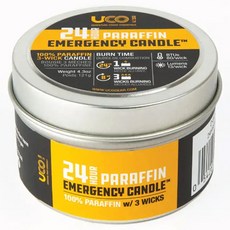 UCO 24HR Paraffin E-Candle 救難石蠟蠟燭, Unscented, 1個, 172g