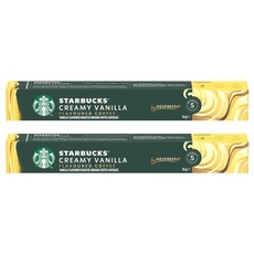 스타벅스 크리미 바닐라향 캡슐커피, 5.1g, 10개입, 2개