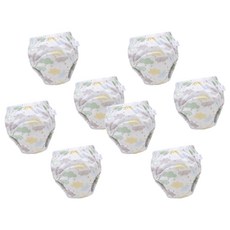 스타도어 유아용 큐트패턴 배변팬티 2p 세트, 구름, 4개