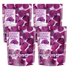 甜紫薯片, 240g, 4包