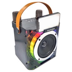 mimax 無線行動K歌音箱 Live-3D 鋼琴黑色, 1個