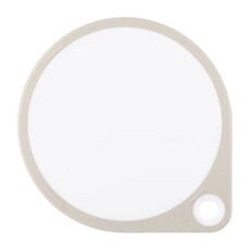KAI 貝印 KITCHEN 圓形砧板 AP-5327，25cm，白色，輕巧易用, 1個