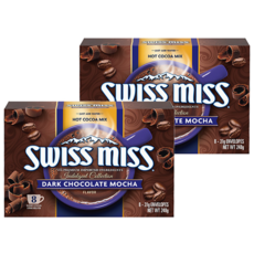SWISS MISS 黑巧克力摩卡可可粉, 31g, 8包, 2盒