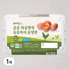 곰곰 자유방목 동물복지 유정란 (1번란), 1개, 15구