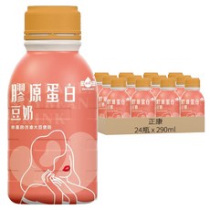 正康 Jacksoy 膠原蛋白豆奶 非基因改造大豆, 24瓶, 290ml
