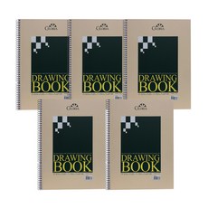 Gloria 素描本 左翻 顏色隨機 180g, 8開, 25張, 5個