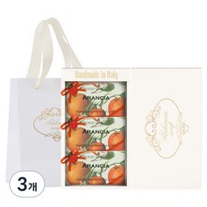 알카미아비누 비누 아란치아 3p + 선물상자 아이보리 + 쇼핑백, 3개