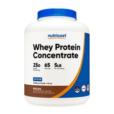 nutricost 濃縮乳清蛋白粉 摩卡口味, 2.268kg, 1個
