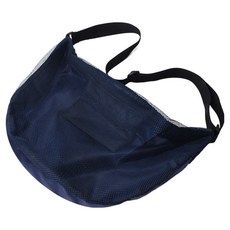 엘쏘 메쉬 축구 농구 공 가방, 네이비, 1개