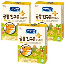 일동후디스 아이얌 공룡친구들 비스킷 30g x 2p, 치즈맛, 60g, 3개