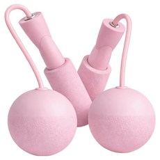동핏랩 무게추 유산소 무선 줄넘기, 핑크, 1개