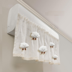 Select For You 壁掛式冷氣防風板 1400 x 400 x 3 mm, 1個, 雲朵