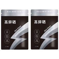 Balanstart 人可和高鋅硒 48H抗氧化 頂級酵母鋅與植萃芥子硒, 30顆, 350mg, 2包