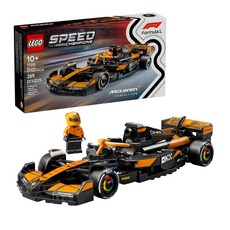 LEGO 77251 Speed系列 麥拉倫 F1車隊 MCL38 賽車積木, 混和顏色, 混色, 1盒