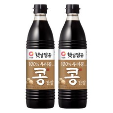 청정원 햇살담은 우리콩 간장, 840ml, 2개