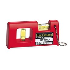 Ebisu DiAMOND 口袋型水平尺, 造型美觀 任何角度都可精準量測 適用於建築 土木 配管 電器 日本製, 1個