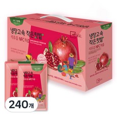 바른메이드 냉장고속 작은텃밭 석류즙 NFC 착즙, 70ml, 240개