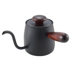 MIYAZAKI 宮崎製作所 細口手沖壺 黑色, 400ml, 1個