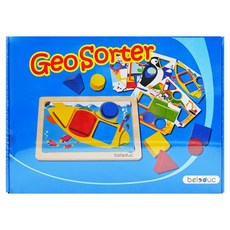 beleduc 形狀分類玩具組，配對及重塑不同形狀，適合24個月以上, 1盒, 9個