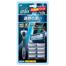 카이 엑시아면도기 면도기 + 면도날 9p, 1세트