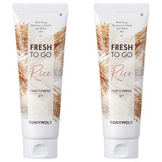 TONYMOLY Fresh To Go米糠泡沫洗面乳, 170ml, 2條