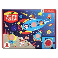 mudpuppy 隱藏拼圖 外太空 Set 42片, 1盒