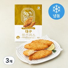 대구 생선까스 20ea (냉동), 1.2kg, 3개