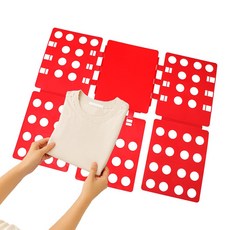 Mongrico超簡便3秒摺衣板, 紅色, 1個