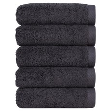 COTTON LIVING 飯店毛巾 200g 棉紗, 石灰色, 5個