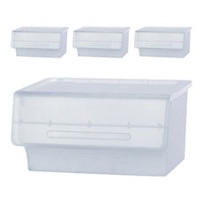 KEYWAY 聯府 鄉村直取式整理箱, 透明色, 4個