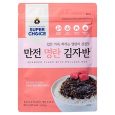 만전김 슈퍼초이스 명란 김자반, 40g, 1개