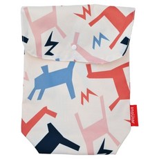 insular 茵秀麗 防潑水尿布收納袋 小巧便捷, 19 x 7 x 25cm, 旋轉木馬, 1個