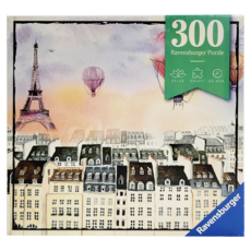 Ravensburger 維寶 拼圖 8歲以上, 巴黎熱氣球, 300片, 1盒