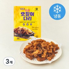가라아게 통살 오징어다리 튀김용 (냉동), 1kg, 3개