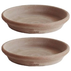 도시정원 이태리 토분 바소 볼케이노 화분받침 2p, 모카색