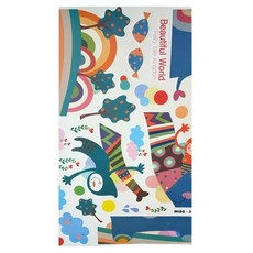 시트나라 엠보야광 포인트 스티커 WIDS-312 3p, 코끼리를 타고