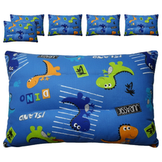 愛北鼻 獨家加厚水洗枕, 6入, 深藍色恐龍