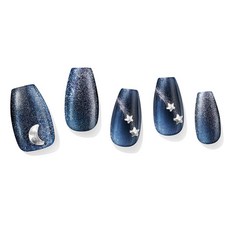 GELATO FACTORY 亮粉貼鑽指甲貼 36入組, 1組, Bright Night