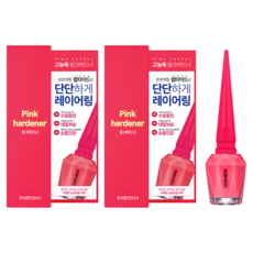 estemio 粉紅硬甲油 深粉紅, 14ml, 2個