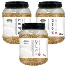 건강곡간 강진귀리 통, 2kg, 3개
