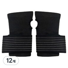 글로피니 스포츠 손목 보호대, 블랙, 12개