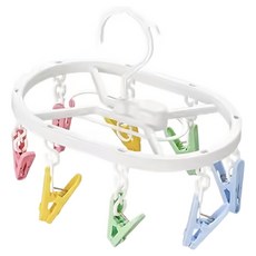 KM 多功能折疊旅行內褲襪子架, 白色 + 藍色 + 綠色 + 黃色 + 紅色, 1個