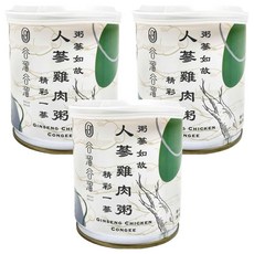 GULIUGULIU 谷溜谷溜 人蔘雞肉粥, 300g, 3罐