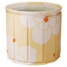 HOUDER 免安裝泡澡桶, 日光黃, 1個