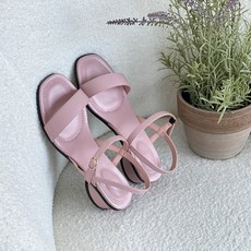 슈카르페 여성용 더블 라텍스 하객룩 바캉스 원피스 스트랩 샌들