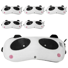 E-warmer USB蒸氣 SPA睡眠遮光熱敷眼罩 熊貓 香薰型, 1入, 6個