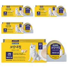 보양대첩 생후 3개월~전연령 강아지 솔루션 습식 캔 JN 관절건강 도움, 오리, 240g, 4개