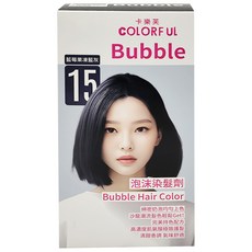 COLORFUL 卡樂芙 泡沫染髮劑, 15藍莓果凍藍灰, 1盒