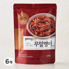 곰곰 무말랭이, 200g, 6개
